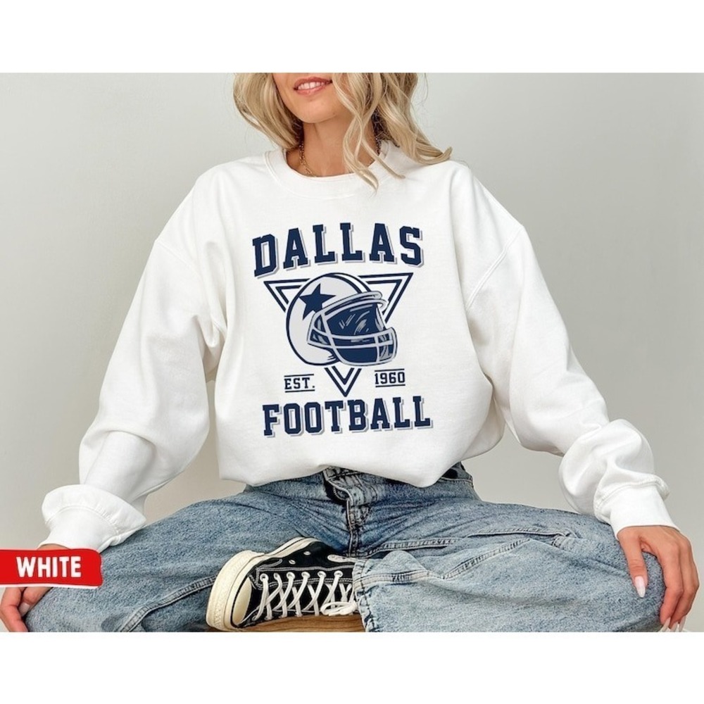 Dallas Cowboy Football Crewneck Sweatshirt